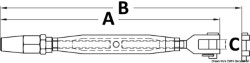 Spanschroef w. biconische aansluiting 6 mm